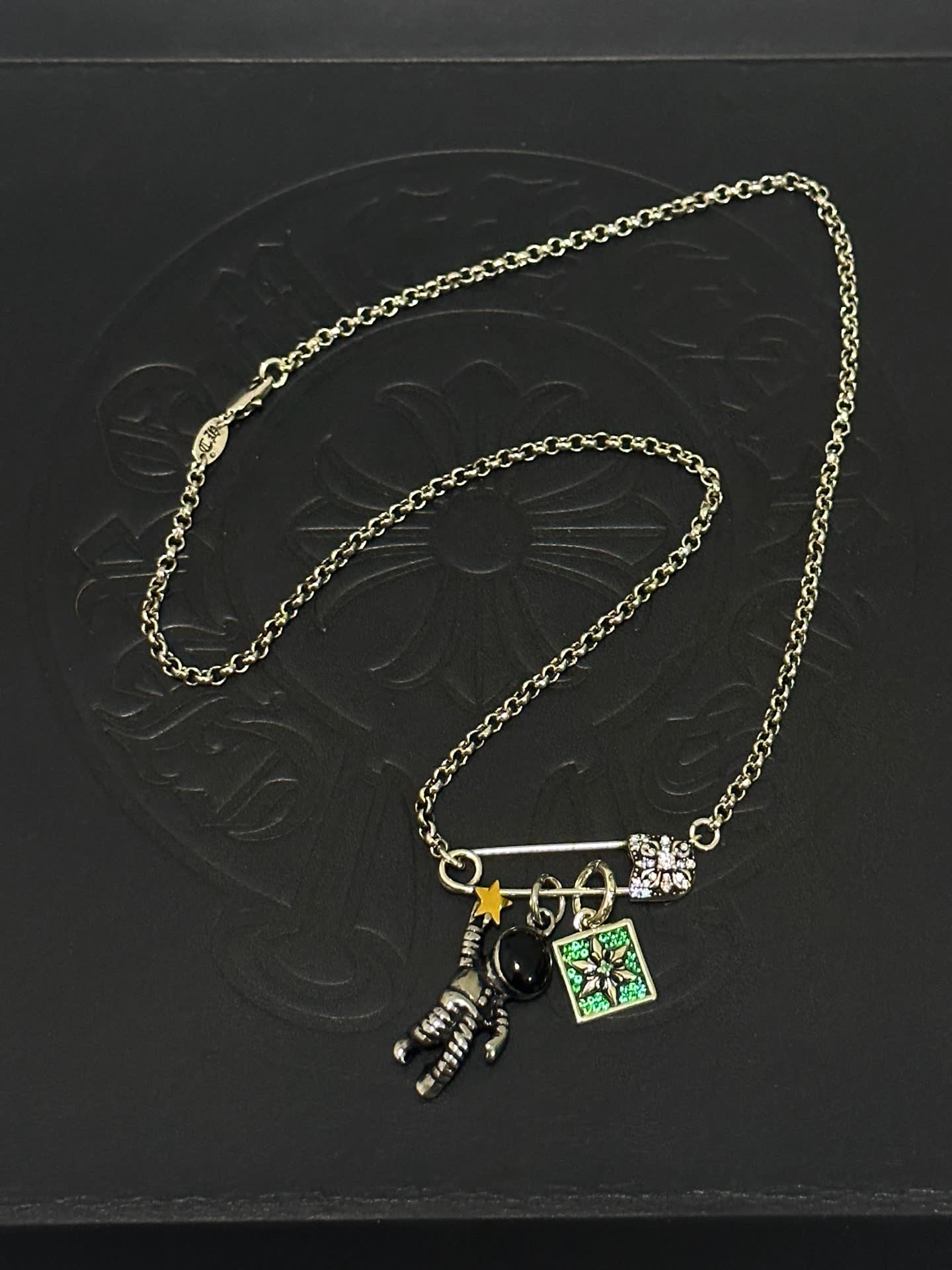 Chrome Hearts Space Explorer Charm Necklace